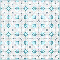 unique ornament pattern with blue rhombus lines vector