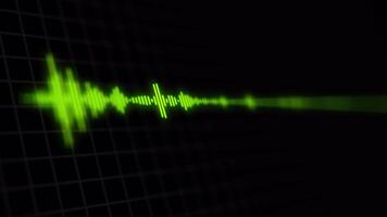 3D Sound Visualization Audio Spectrum Animation On Alpha Channel video
