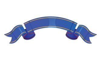 Ribbon isolated on a white background vector