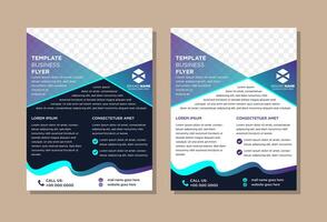 Brochure design, cover modern layout, annual report, poster, flyer in A4 with colorful triangles, geometric shapes for tech, science, market with light background. photo collage layout. vector