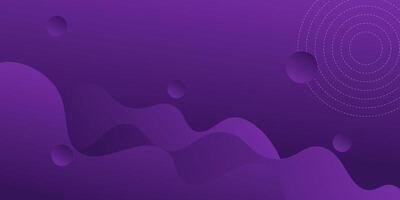 Abstract purple gradient illustration background with purple wave pattern in 3D view. Dynamic and luxurious design. Eps10 vector