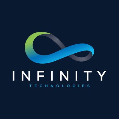 Abstract infinity logo template design. Endless symbol and icon, modern clean style illustration
