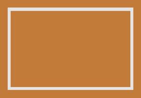 Minimalist Orange color frame design perfect for showcasing artwork, photos, or text vector