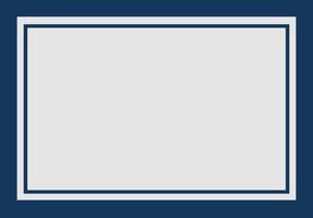 Minimalist Navy Blue color frame design perfect for showcasing artwork, photos, or text vector