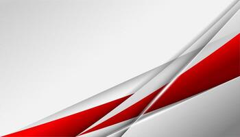 Red white modern abstract background design vector