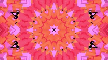 A colorful abstract pattern with a star in the center video