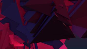 A computer generated image of a red and purple abstract video