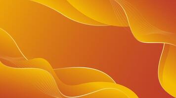 Abstract orange gradient background, creative element vector