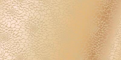 Digital artwork is an intricate floral pattern in an abstract style, organic shapes in warm tones of gold, beige, cream and light brown. Design for Cover, Banner, Invitation, Package, Beauty Products. vector