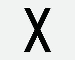 Cross X Cannot Probihited Banned Ban Not Allowed Cant Deny Denied Times Multiplication Multiply Cancel Sign Icon SVG Shape Outline Black White vector
