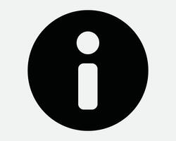 Information Info I Counter Queries FAQ Helpdesk Help Desk Round Circle Circular Button Mark Support Sign Icon Shape Line Outline Black White vector