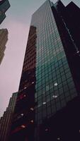 Looking Up at a Tall Building With Many Windows video