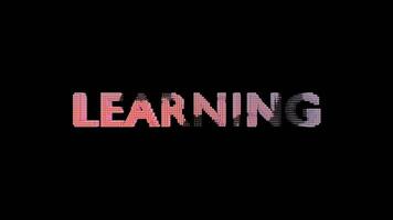 Modern Digital Typography Loop Animation video