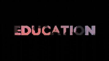 Modern Digital Typography Loop Animation video