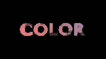 Modern Digital Typography Loop Animation video