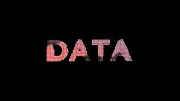 Modern Digital Typography Loop Animation video