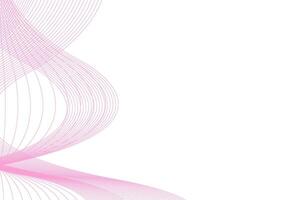 Soft Pink Wave Line Abstract Background vector