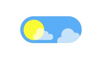 switch slider animation day and night mode button smartphone ui ux video