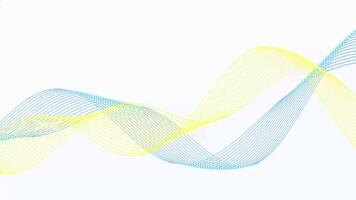 blue wave abstract line background simple video