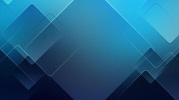 moving rhombus square modern geometric pattern background with blue light effect video