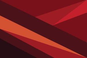 Abstract Geometric Red and Orange Background Design vector