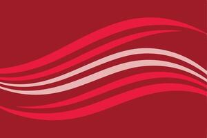 Abstract Red and Pink Curved Lines Background vector