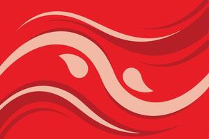Abstract Red and Pink Curved Lines Background vector