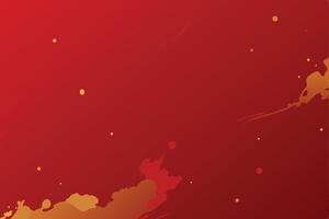 Abstract Red and Gold Background with Splashes vector