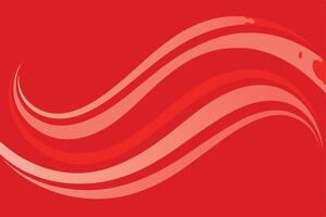 Abstract Red and Pink Swirling Lines Background vector