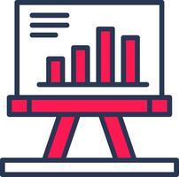 Presentation Line Half Filled vector