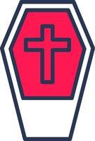 Coffin Line Half Filled vector