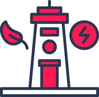 Tidal Power Line Half Filled vector