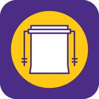 Camera Backdrop Filled Curve Icon vector