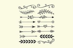 Whimsical Border Divider Design vector