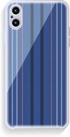 Mobile phone cover design. Template smartphone case pattern. vector