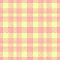 Faded plaid fabric , hotel seamless background check. Oriental pattern textile tartan texture in lime and red colors. vector