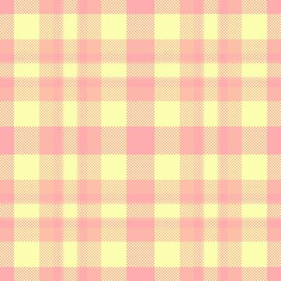 Faded plaid fabric , hotel seamless background check. Oriental pattern textile tartan texture in lime and red colors.