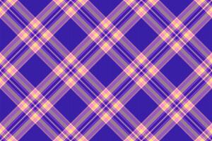 Windowpane tartan textile pattern, spanish texture fabric. Inspiration seamless background check plaid in indigo and yellow colors. vector