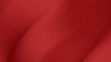Red background with subtle curves and faint dots. video