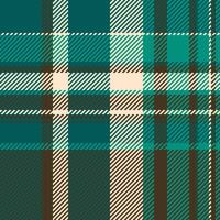 Frame background textile, poster pattern seamless plaid. Pure fabric tartan check texture in teal and dark colors. vector