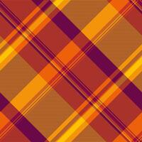 Spring background check pattern, image fabric textile seamless. Graphic plaid texture tartan in pink and bright colors. vector