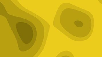 Abstract background with yellow curvy shapes suitable for graphic design, web design, print materials, presentations, and social media posts. video