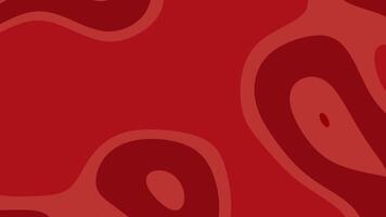 Red abstract wavy shapes on a vibrant background. Suitable for modern design projects, website backgrounds, or digital art concepts. video