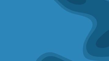Blue background with layered wavy shapes. video