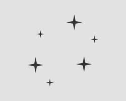 Galaxy stars icon. Design element. vector