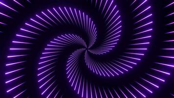 Purple Circular Laser Show Background VJ Loop in 4K video