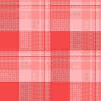 Panjabi check texture tartan, horizon pattern fabric background. Winter plaid textile seamless in pretty red and light colors. vector