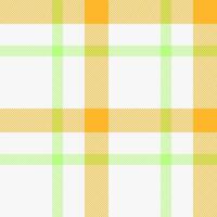 Vogue textile seamless , rag fabric background plaid. Perfect tartan pattern texture check in white and amber colors. vector