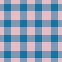Micro plaid check , bedding fabric tartan seamless. Tee texture pattern textile background in cyan and light colors. vector