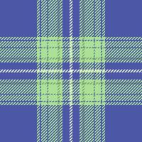 Plaid check pattern. Seamless fabric texture. Tartan textile print. vector